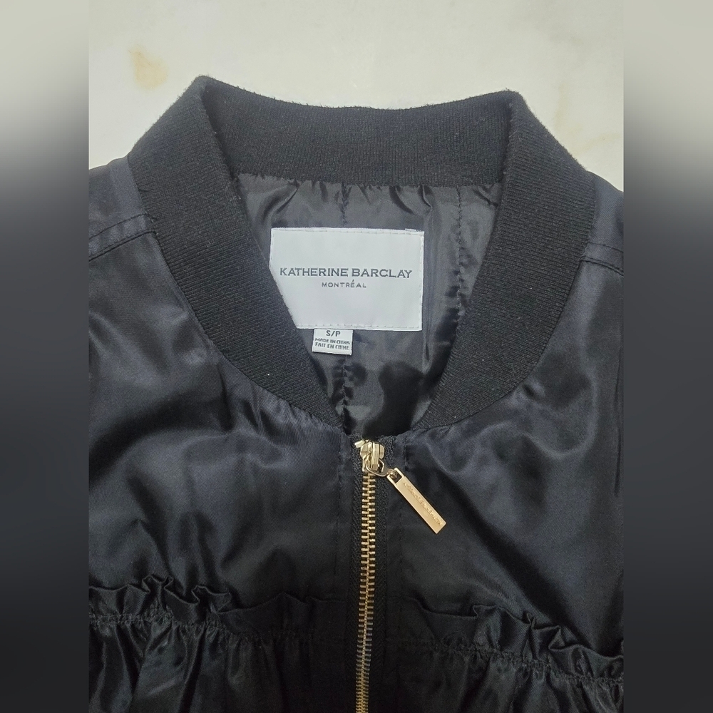 Black Bomber Jacket - Picture 2 of 6